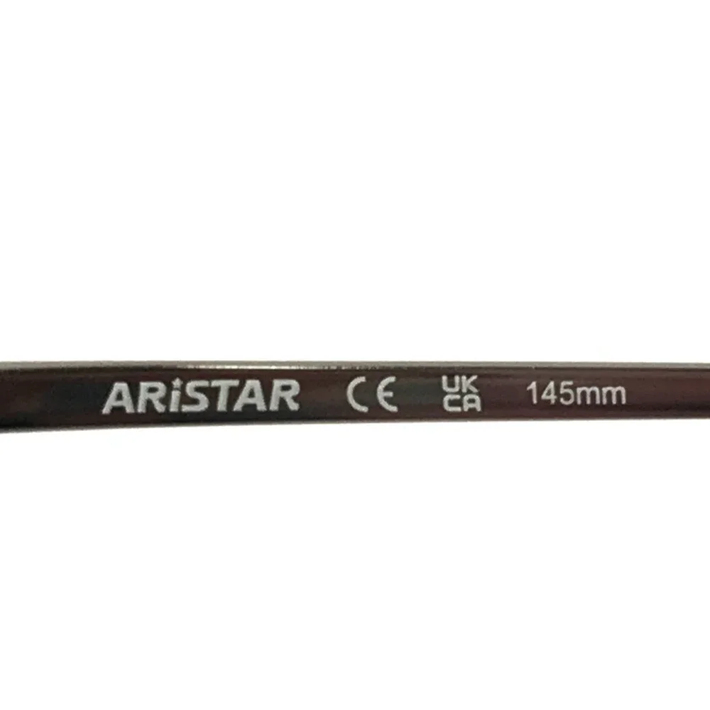 Aristar Eyeglasses Frames AR30827 573 Rose Gold Rectangle Wire Rim 56-17-145